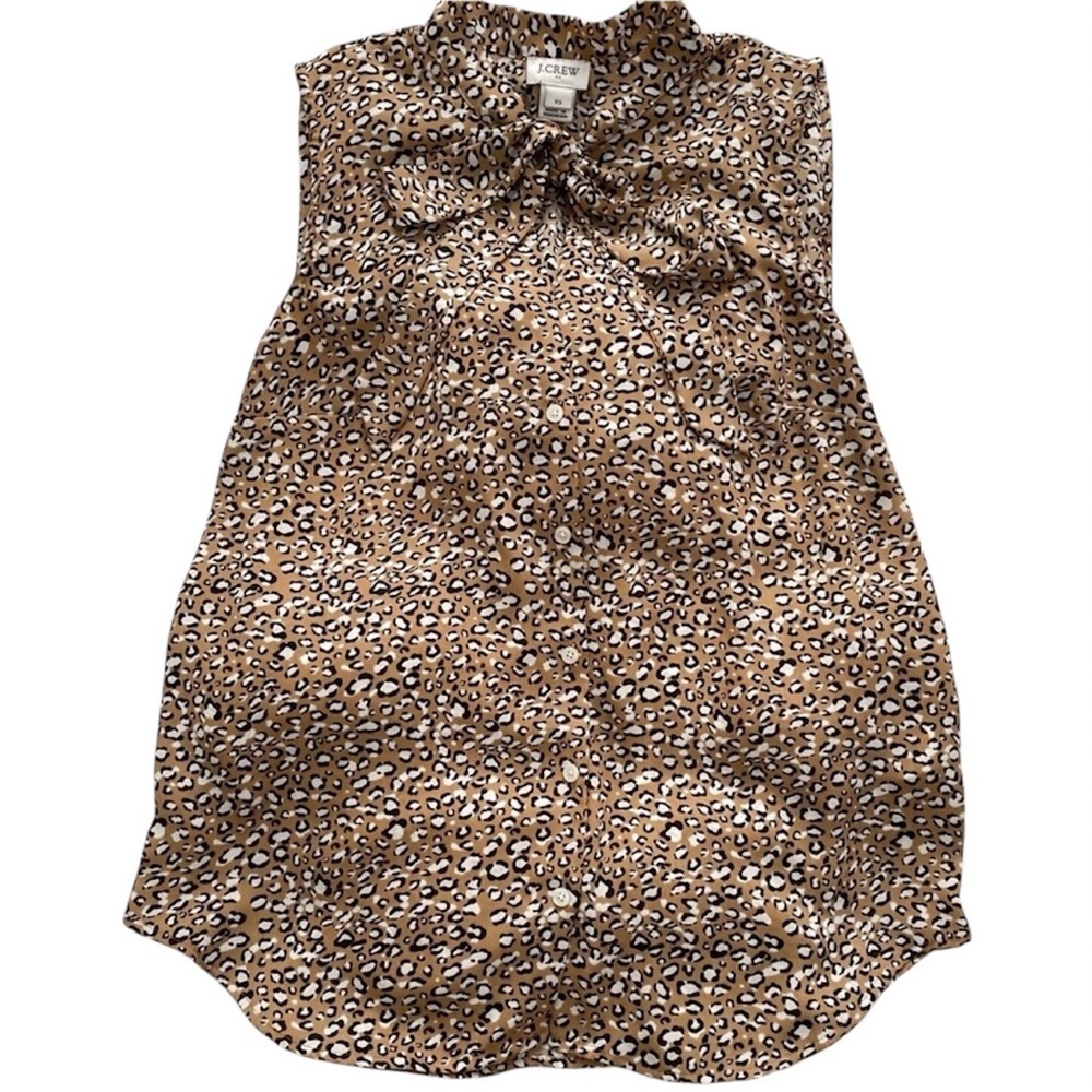 J. Crew Leopard Tank Top